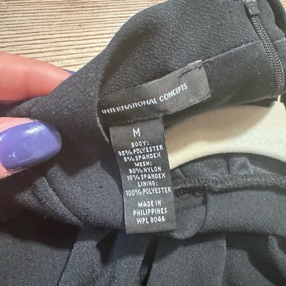 INC International Concepts Black Maxi Halter Dress - Picture 6 of 7